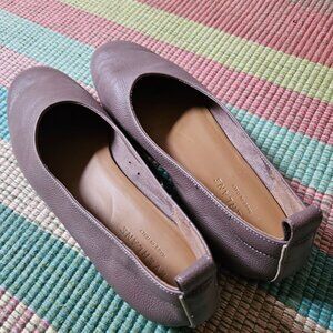 Everlane Italian leather day glove flats in hard to find mauve